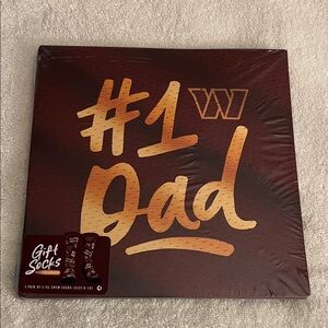 #1 Dad Gift Socks by Rockem - NFL Washington Commanders